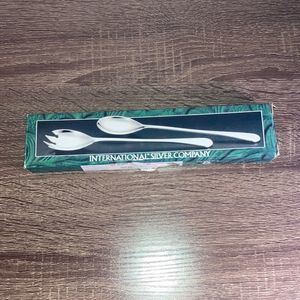 International Silver Company Silver Plated Spoon & Fork Set NWT